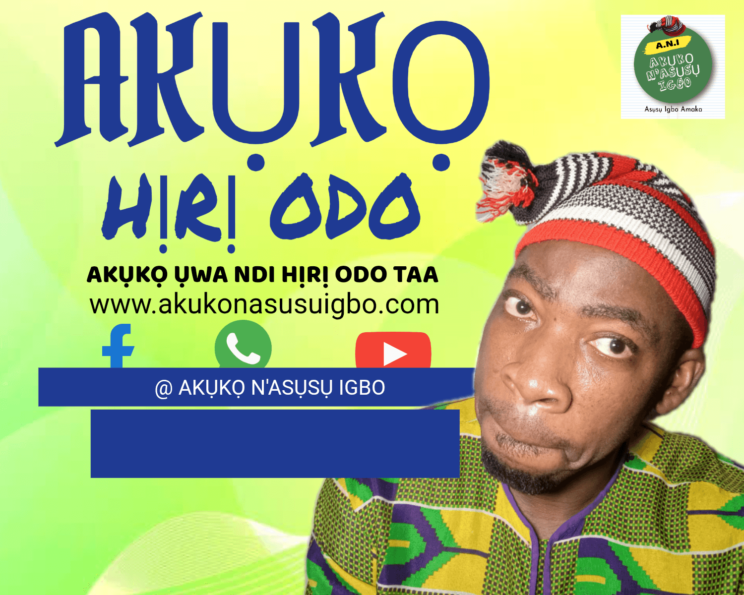 AKỤKỌ NDI HỊRỊ ODO TAA, TỌZDEE, ỌKTOBA 15 2026